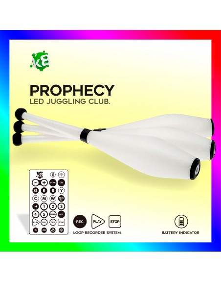 Clava de luz Prophecy RGB-IR LED K8 C/U