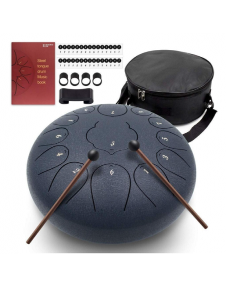 Tambor de Lengua de Acero de 12 pulgadas y 13 Tonos