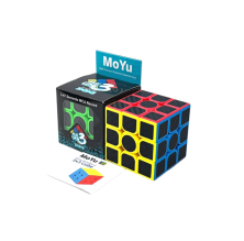 Cubo Rubik Moyu 3x3x3 Negro Con Stikers
